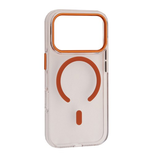 Чохол Silver Shield Magsafe for iPhone 17 Pro Transparent Orange