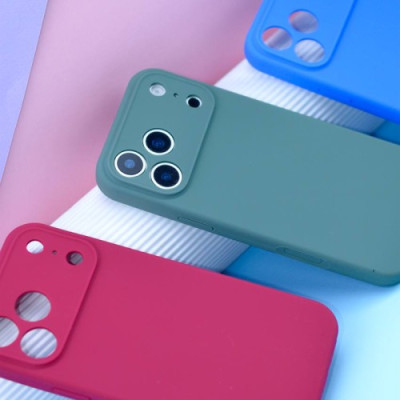 Чохол Silicone Case Camera Protective for iPhone 17 ( 5) lilac cream