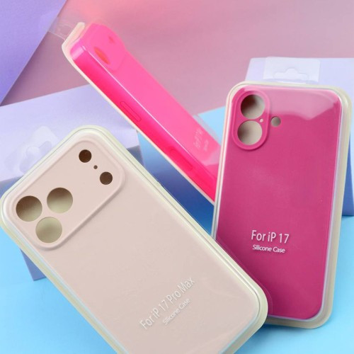 Чохол Silicone Case Camera Protective for iPhone 17 ( 6) light pink