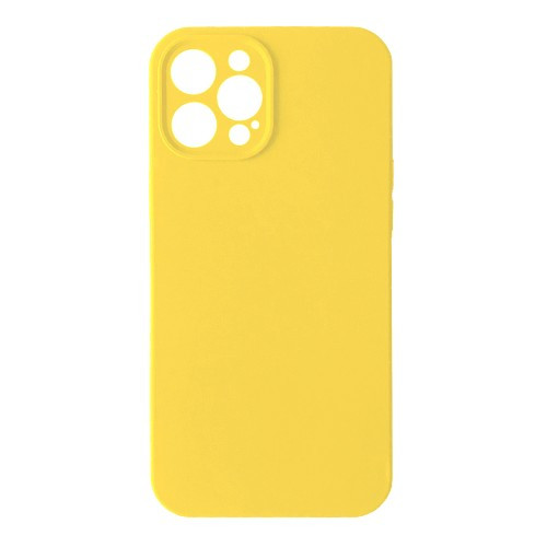 Чохол Silicone Case Full Camera Copy for iPhone 12 Pro ( 4) yellow