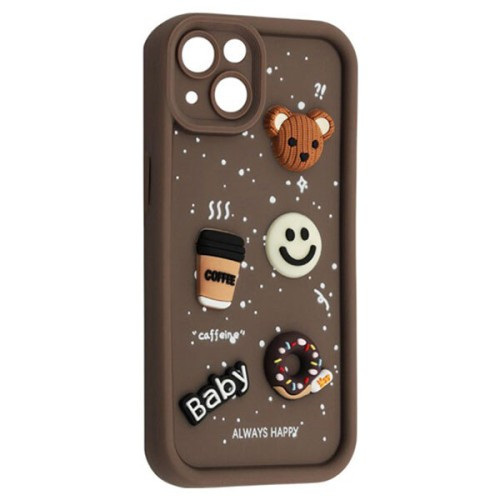 Чохол HAPPY Donut Case for iPhone 15 Brown