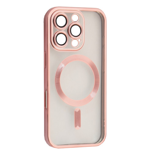 Чохол SHINING Camera MagSafe for iPhone 16 Pro Max Rose gold