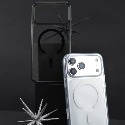 Чохол Crystal Frame MagSafe для iPhone 17 Pro Orange