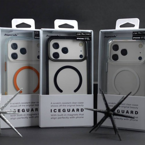 Чохол Crystal Frame MagSafe для iPhone 17 Pro Orange