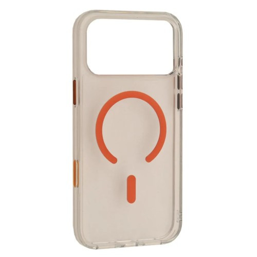Чохол Crystal Frame MagSafe для iPhone 17 Pro Orange
