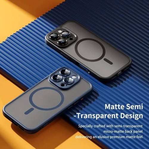Чохол ROCK Guard Touch Series with Magnetic (Anti-drop Lens) for iPhone 16 Pro Blue