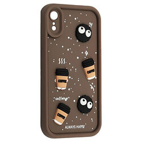 Чохол HAPPY Cookie Case for iPhone XR Brown