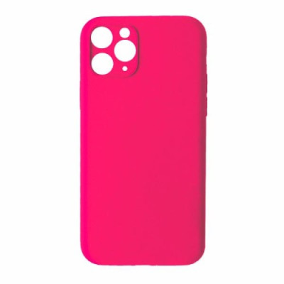 Чохол Silicone Case Full Camera Copy for iPhone 11 Pro (47) hot pink
