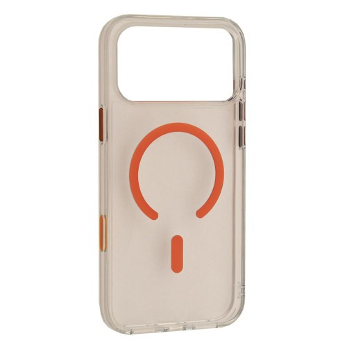 Чохол Crystal Frame MagSafe для iPhone 17 Pro Max Orange