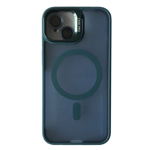 Чохол CASE PRO MATTE FORTABLE CAMERA LENS MAGSAFE for iPhone 16 Dark blue