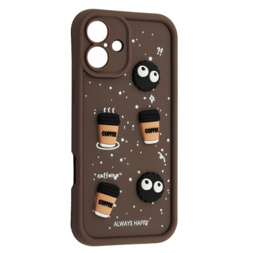 Чохол HAPPY Cookie Case for iPhone 16 Brown