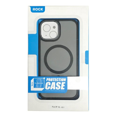 Чохол ROCK Metal-Lens Shield with Magnetic for iPhone 15 Titanium Blue