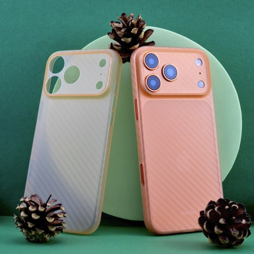 Чохол KZDOO Air Carbon for iPhone 17 Pro Max Orange