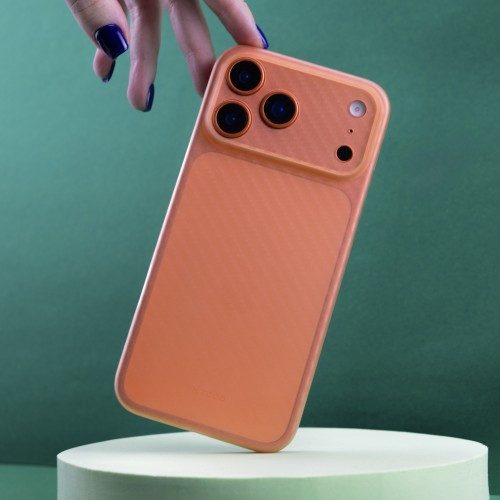 Чохол KZDOO Air Carbon for iPhone 17 Pro Max Orange