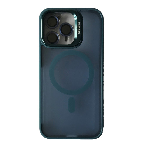 Чохол CASE PRO MATTE FORTABLE CAMERA LENS MAGSAFE for iPhone 12 Pro Max Dark blue