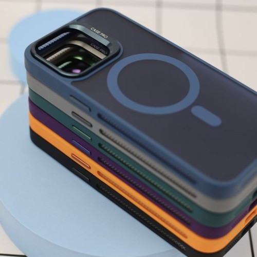 Чохол CASE PRO MATTE FORTABLE CAMERA LENS MAGSAFE for iPhone 12 Pro Max Dark green
