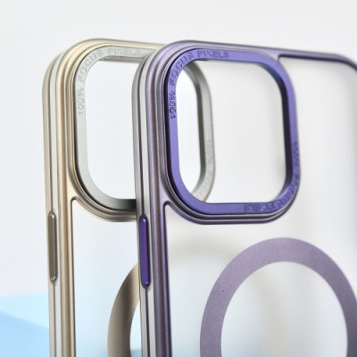 Чохол Perfect Case with MagSafe for iPhone 12 Pro Max titanium purple