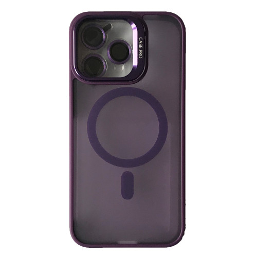 Чохол CASE PRO MATTE FORTABLE CAMERA LENS MAGSAFE for iPhone 15 Pro Deep purple