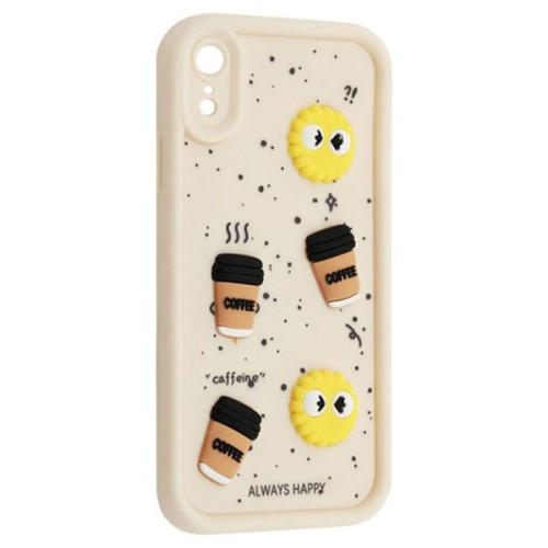 Чохол HAPPY Cookie Case for iPhone XR White