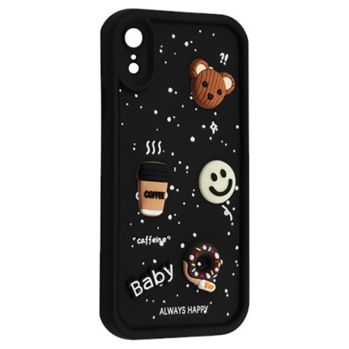 Чохол HAPPY Donut Case for iPhone XR Black