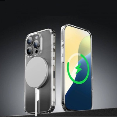 Чохол ROCK Crystal Shield Transparent Magnetic Protection Case for iPhone 17 ...