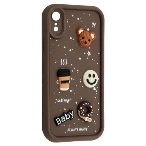 Чохол HAPPY Donut Case for iPhone XR Brown