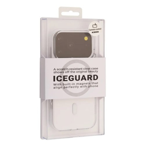 Чохол KZDOO ICEGUARD MagSafe for iPhone 17 Pro Transparent