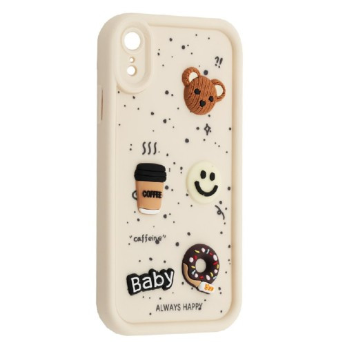 Чохол HAPPY Donut Case for iPhone XR White