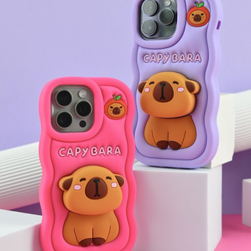 Чохол CAPYBARA for iPhone 13 Pro/14 Pro/15 Pro Pink