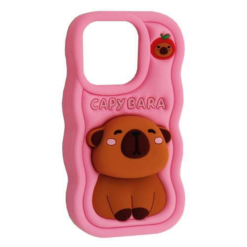 Чохол CAPYBARA for iPhone 13 Pro/14 Pro/15 Pro Pink