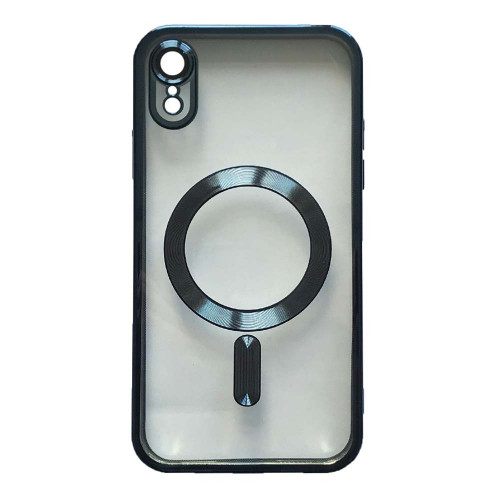 Чохол SHINING Camera MagSafe for iPhone XR Blue titanium