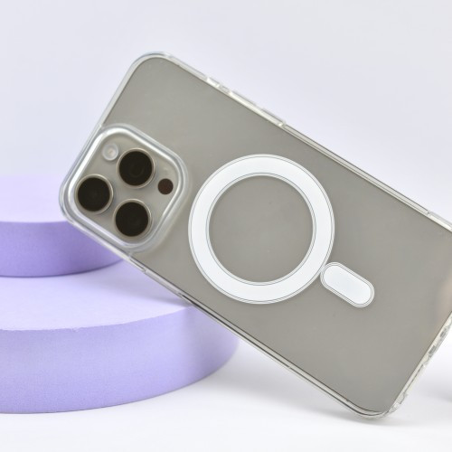 Чохол Clear Case MagSafe (тех пак) for iPhone 12/12 Pro