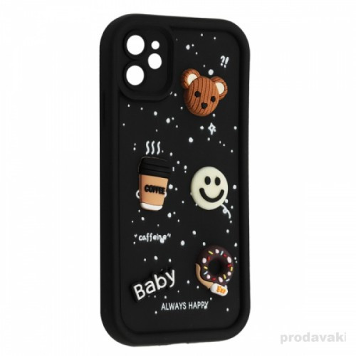 Чохол HAPPY Donut Case for iPhone 11 Black