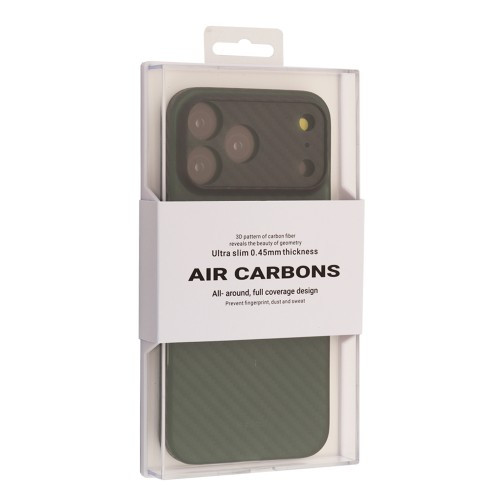 Чохол KZDOO Air Carbon for iPhone 17 Pro Max Green