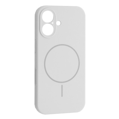 Чохол Silicone Case Full Camera Fine Ring MagSafe for iPhone 17 White