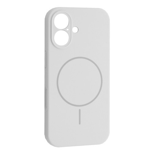 Чохол Silicone Case Full Camera Fine Ring MagSafe for iPhone 17 White