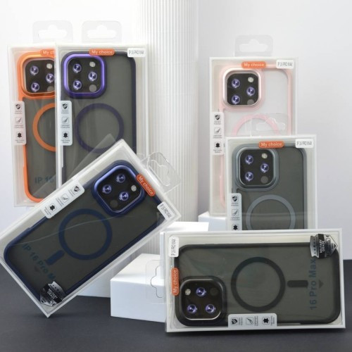 Чохол NEW MATTE MAGSAFE for iPhone 16 Plus Pink