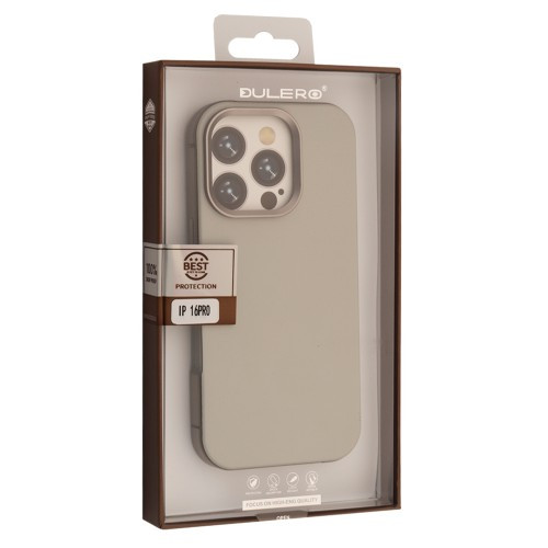 Чохол DULERO Metal Leather MagSafe Case for iPhone 15 Pro Max Black