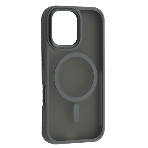 Чохол NEW MATTE MAGSAFE for iPhone 16 Titanium grey