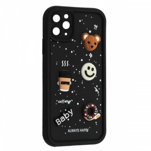 Чохол HAPPY Donut Case for iPhone 11 Pro Max Black