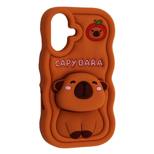 Чохол CAPYBARA for iPhone 16 Brown