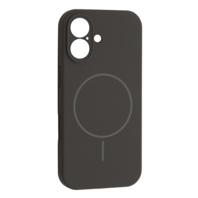 Чохол Silicone Case Full Camera Fine Ring MagSafe for iPhone 17 Charcoal Gre ...