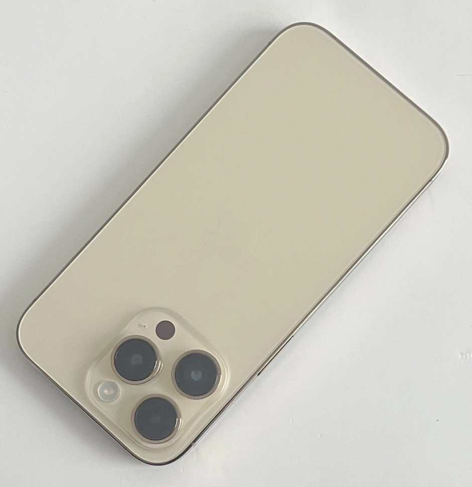 Мобільний телефон Apple iPhone 14 Pro 256GB батарея 85% Gold фіз сім Б/У
