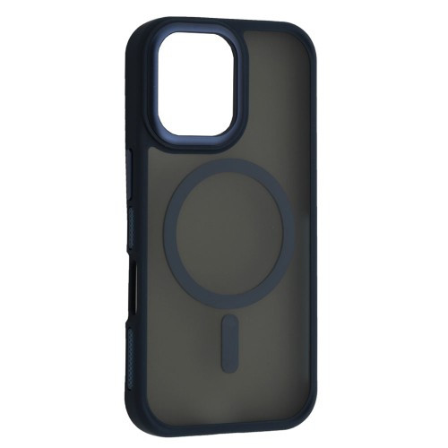 Чохол NEW MATTE MAGSAFE for iPhone 16 Pro Max Dark blue