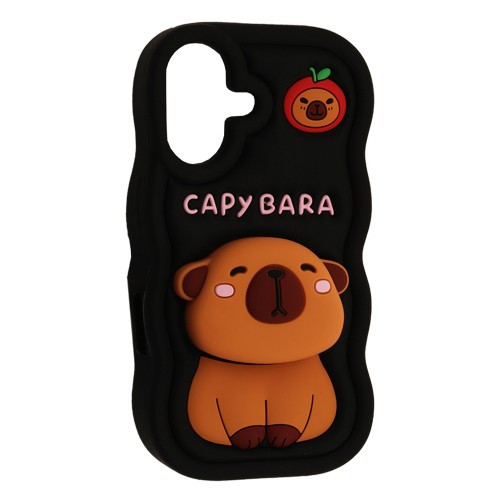 Чохол CAPYBARA for iPhone 16 Black