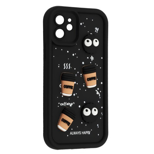 Чохол HAPPY Cookie Case for iPhone 12 Black