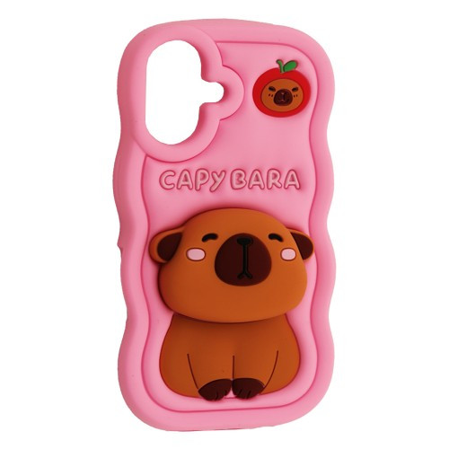 Чохол CAPYBARA for iPhone 16 Pink