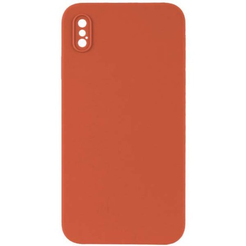 Silicone Case Full Camera Square side Copy for iPhone XS Kumguat