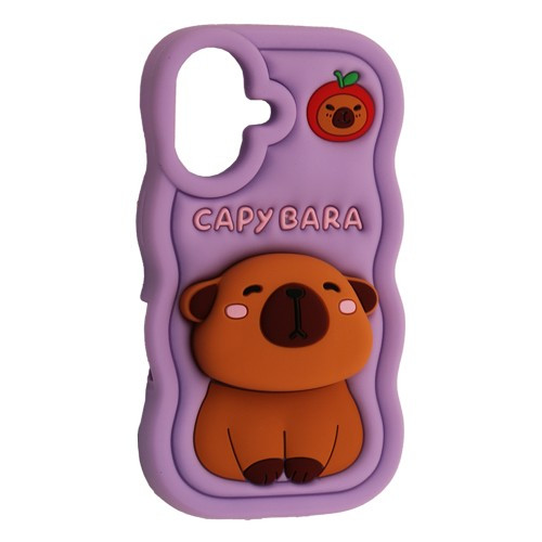 Чохол CAPYBARA for iPhone 16 Lilac