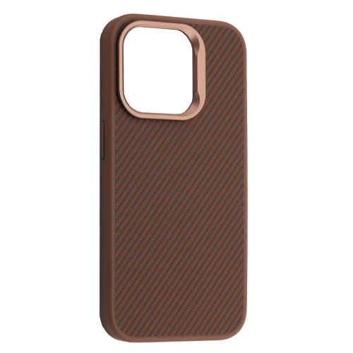 Чохол KEVLAR STYLE MagSafe for iPhone 16 Pro Max Brown